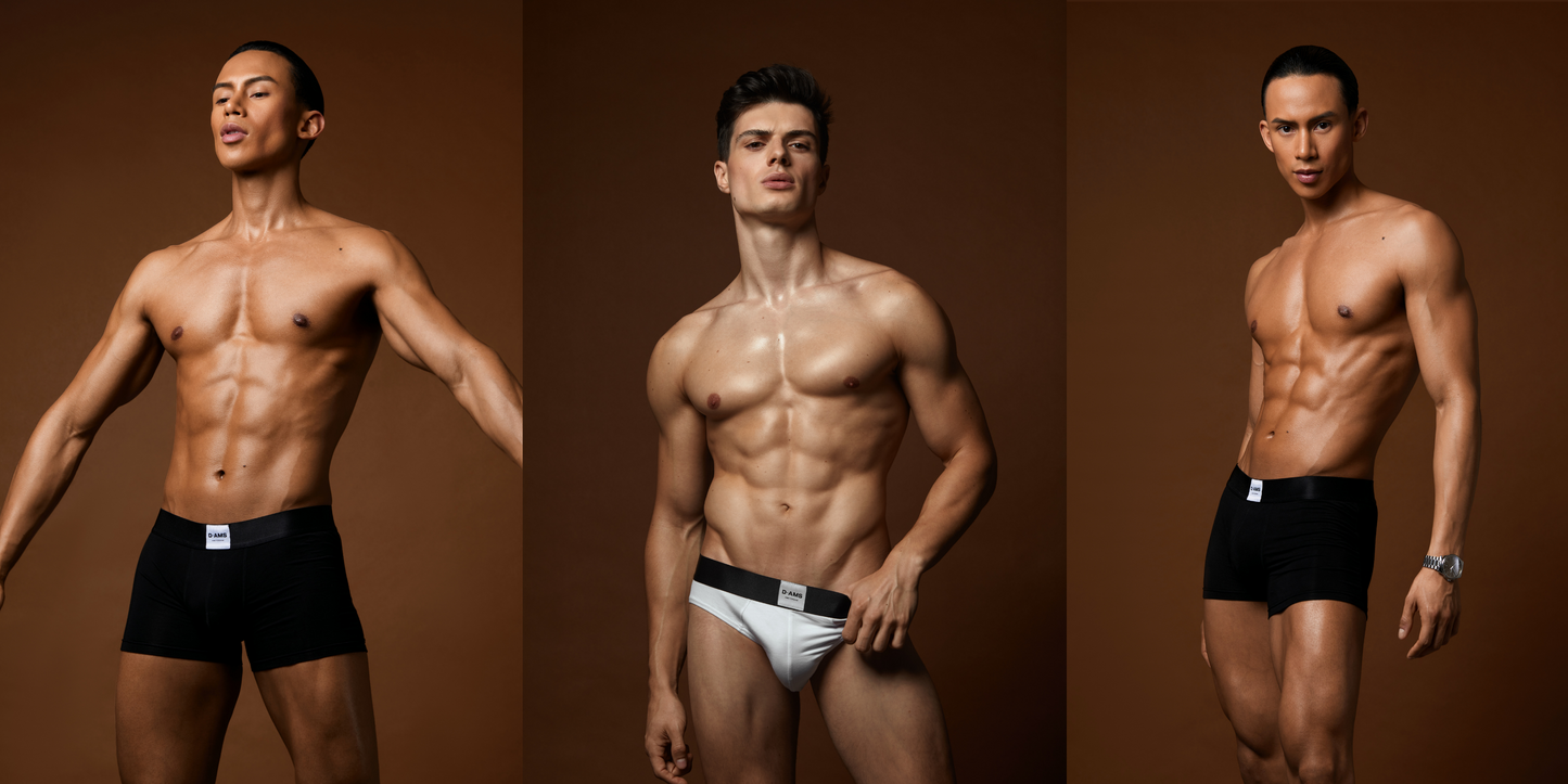 Black Bamboo Brief | D-AMS underwear